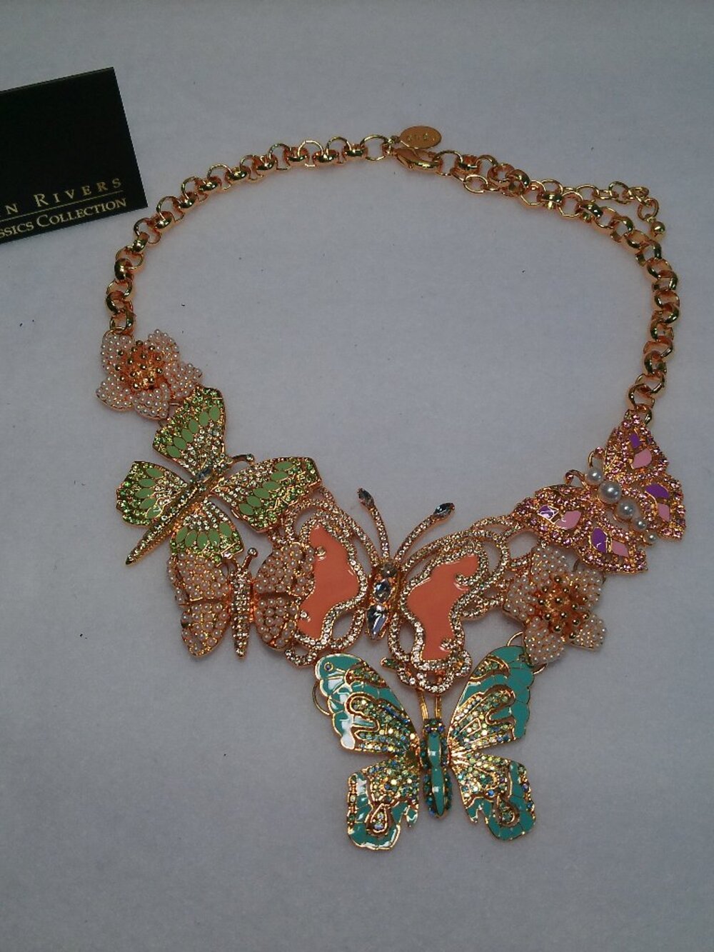 Necklace Joan Rivers Edition Anniversary Butterfly Necklace